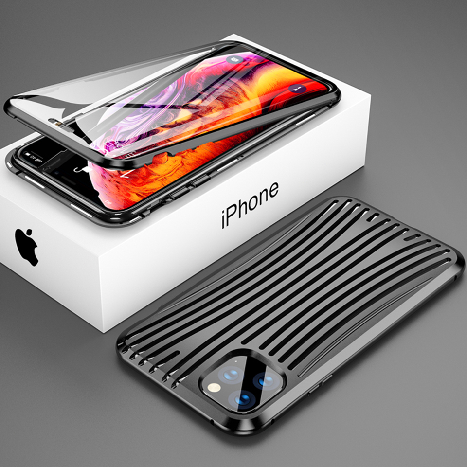 Fast-Cooling-Bakeey-for-iPhone-11-Pro-Max-Case-360ordm-Magnetic-Flip-Touch-Screen-9H-Tempered-Glass--1756621-19