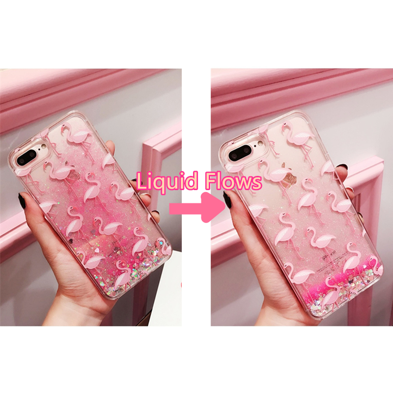 Flamingos-Dynamic-Glitter-Quicksand-Hard-PC-Protective-Case-for-iPhone-66s77-Plus-1300749-1