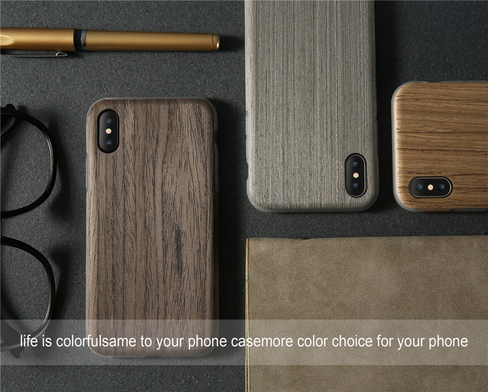 Floveme-Natural-Wood-Grain-Texture-Soft-TPU-Case-For-iPhone-X-1213056-11