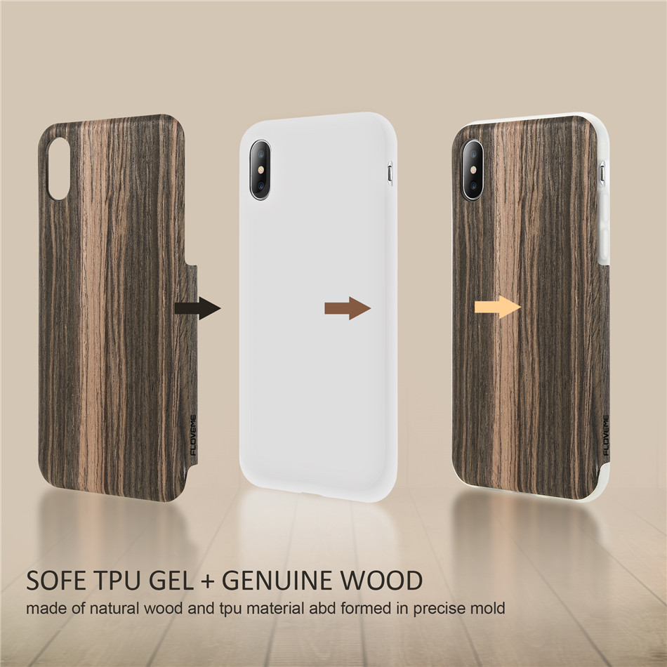 Floveme-Natural-Wood-Grain-Texture-Soft-TPU-Case-For-iPhone-X-1213056-3
