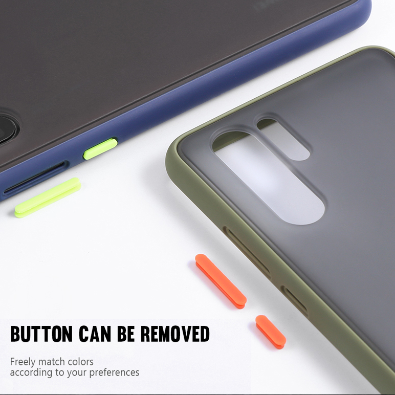 For-OnePlus-7T-Case-Bakeey-Armor-Shockproof-Anti-fingerprint-Matte-Translucent-Hard-PCSoft-TPU-Edge--1615973-4