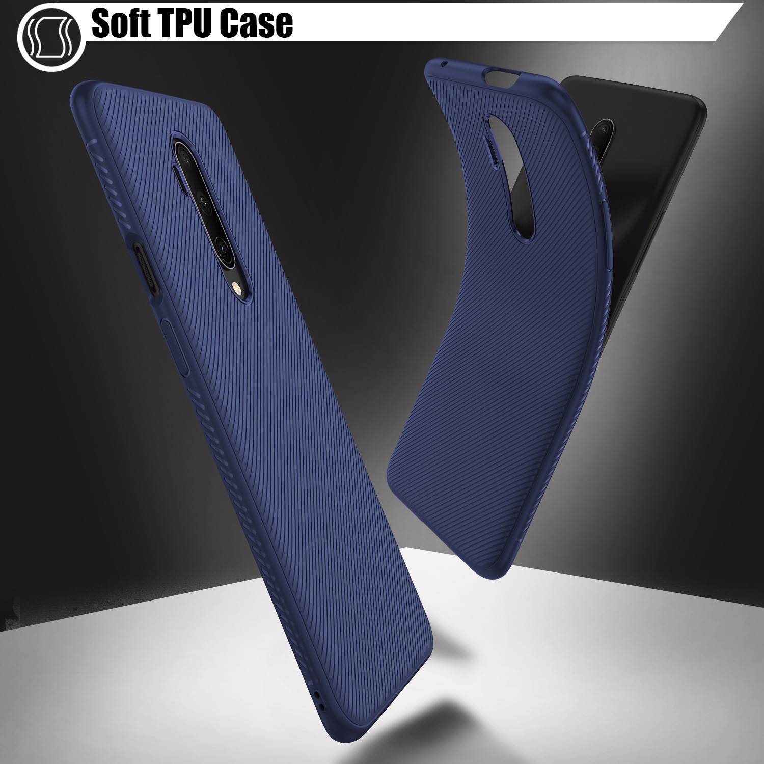 For-OnePlus-7T-Pro-Bakeey-Carbon-Fiber-Texture-Slim-Soft-Silicone-Shockproof-Protective-Case-1593414-2