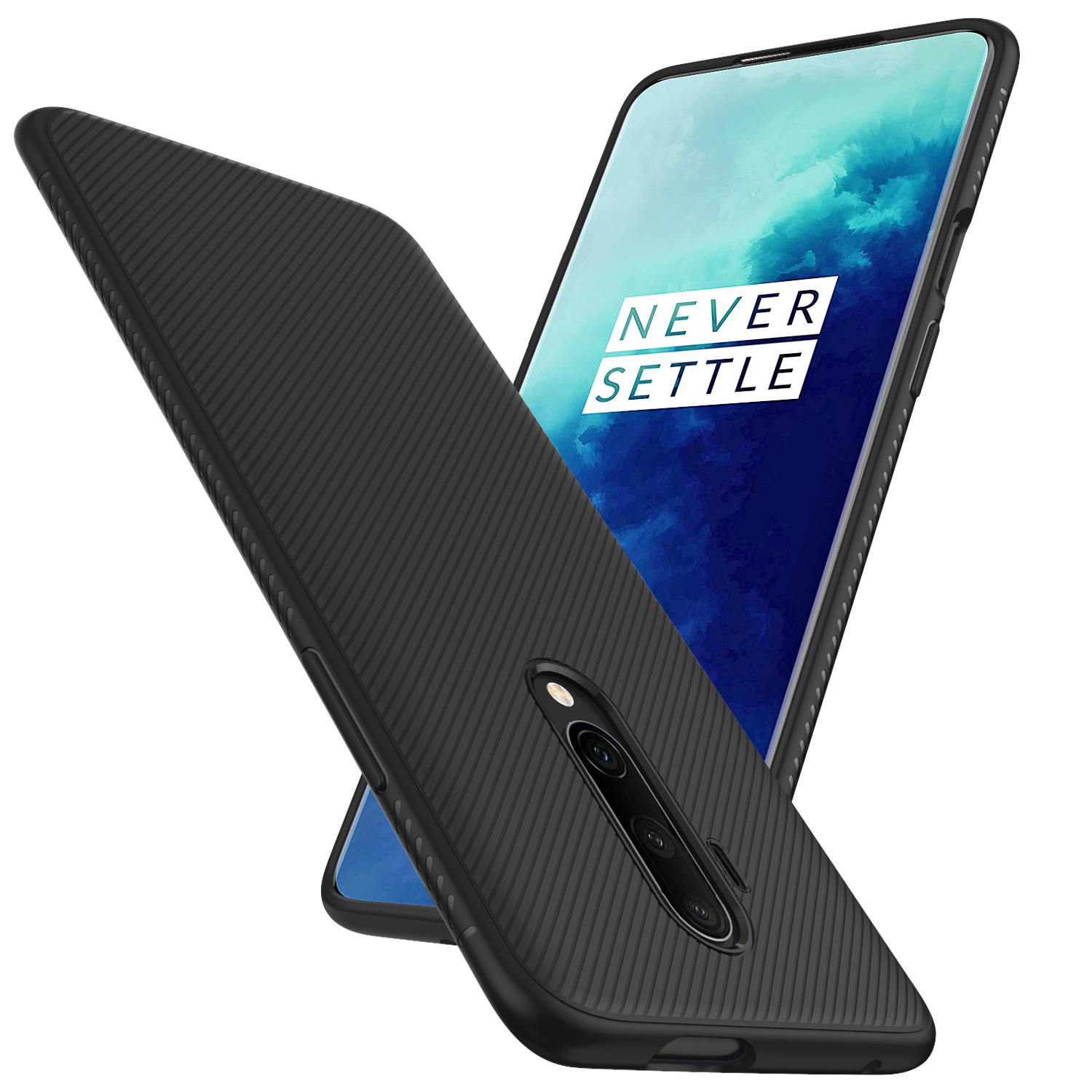 For-OnePlus-7T-Pro-Bakeey-Carbon-Fiber-Texture-Slim-Soft-Silicone-Shockproof-Protective-Case-1593414-8