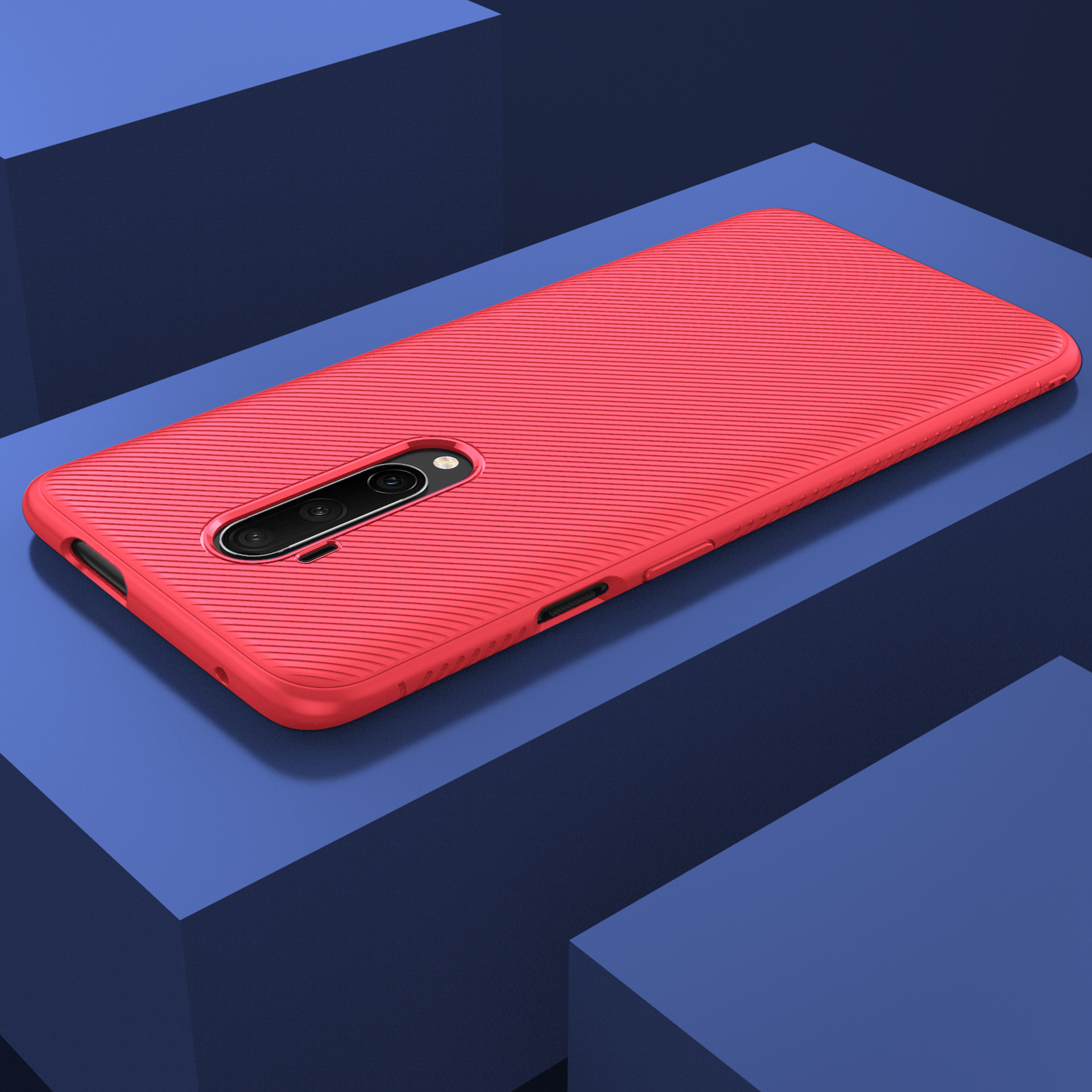 For-OnePlus-7T-Pro-Bakeey-Carbon-Fiber-Texture-Slim-Soft-Silicone-Shockproof-Protective-Case-1593414-10