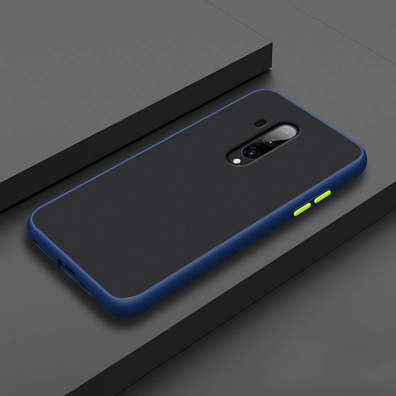For-OnePlus-7T-Pro-Case-Bakeey-Armor-Shockproof-Anti-fingerprint-Matte-Translucent-Hard-PCSoft-TPU-E-1615976-11