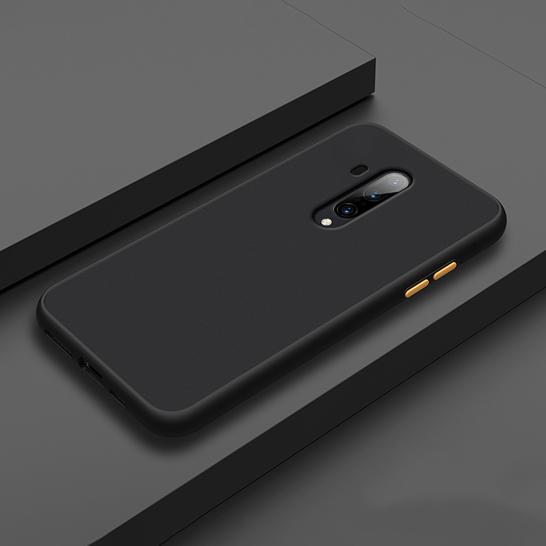For-OnePlus-7T-Pro-Case-Bakeey-Armor-Shockproof-Anti-fingerprint-Matte-Translucent-Hard-PCSoft-TPU-E-1615976-9