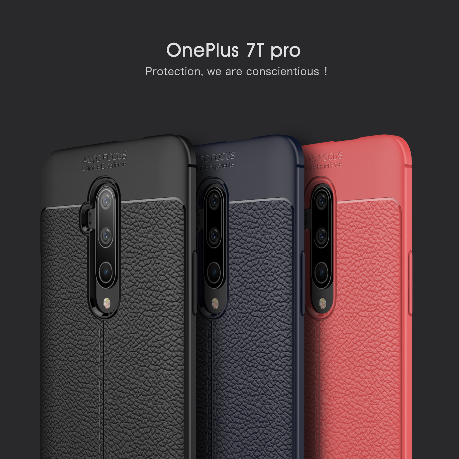 For-OnePlus-7T-Pro-Case-Bakeey-Luxury-Litchi-Pattern-Shockproof-PU-LeatherSilicone-Protective-Case-1596261-1