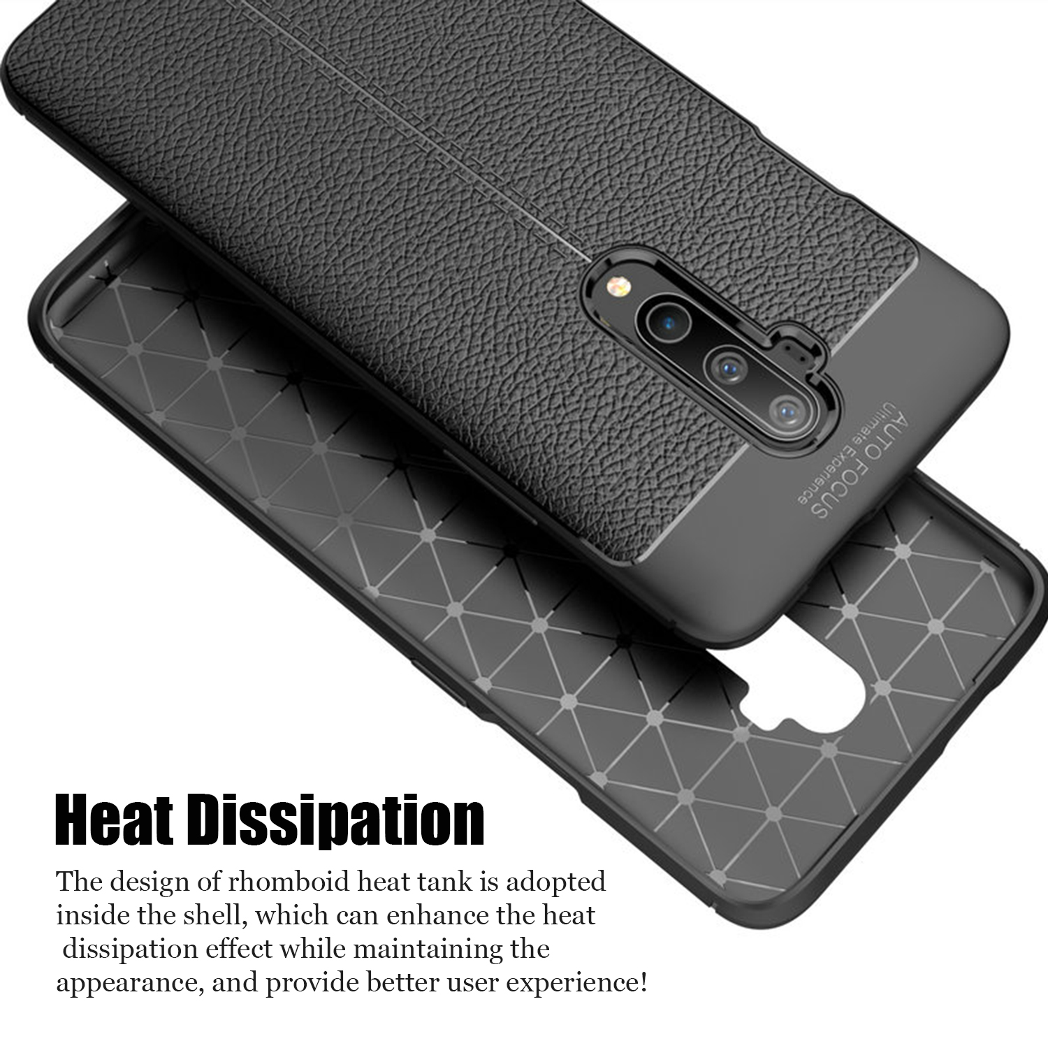 For-OnePlus-7T-Pro-Case-Bakeey-Luxury-Litchi-Pattern-Shockproof-PU-LeatherSilicone-Protective-Case-1596261-2