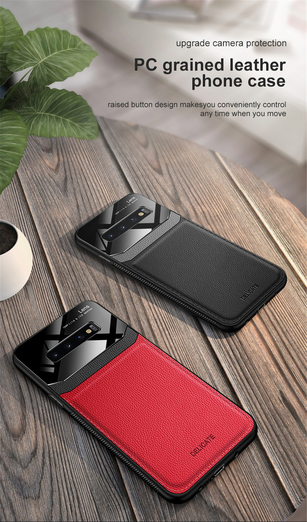For-Samsung-Galaxy-S10e-Bakeey-Luxury-Business-PU-Leather-Mirror-Glass-Shockproof-Protective-Case-1630913-1