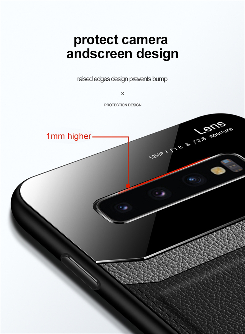 For-Samsung-Galaxy-S10e-Bakeey-Luxury-Business-PU-Leather-Mirror-Glass-Shockproof-Protective-Case-1630913-6