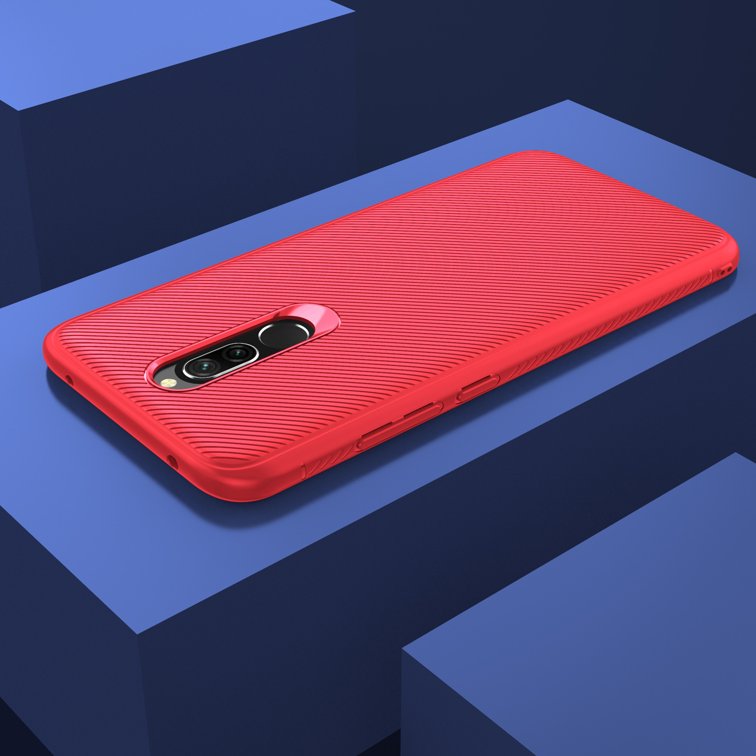 For-Xiaomi-Redmi-8-Case-Bakeey-Carbon-Fiber-Texture-Slim-Soft-TPU-Anti-fall-Anti-fingerptint-Protect-1595199-10