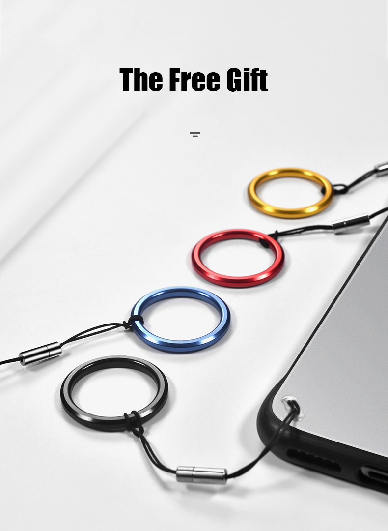 For-Xiaomi-Redmi-8-Case-Bakeey-Frameless-Ultra-Thin-Matte-with-finger-ring-Hard-PC-Protective-Case-1590447-8