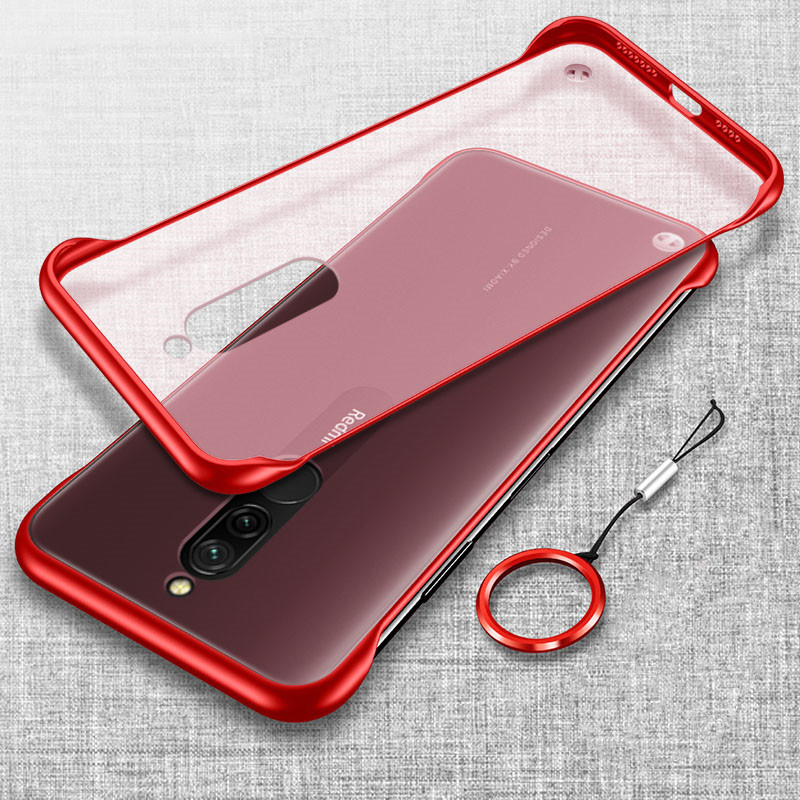 For-Xiaomi-Redmi-8-Case-Bakeey-Frameless-Ultra-Thin-Matte-with-finger-ring-Hard-PC-Protective-Case-1590447-10