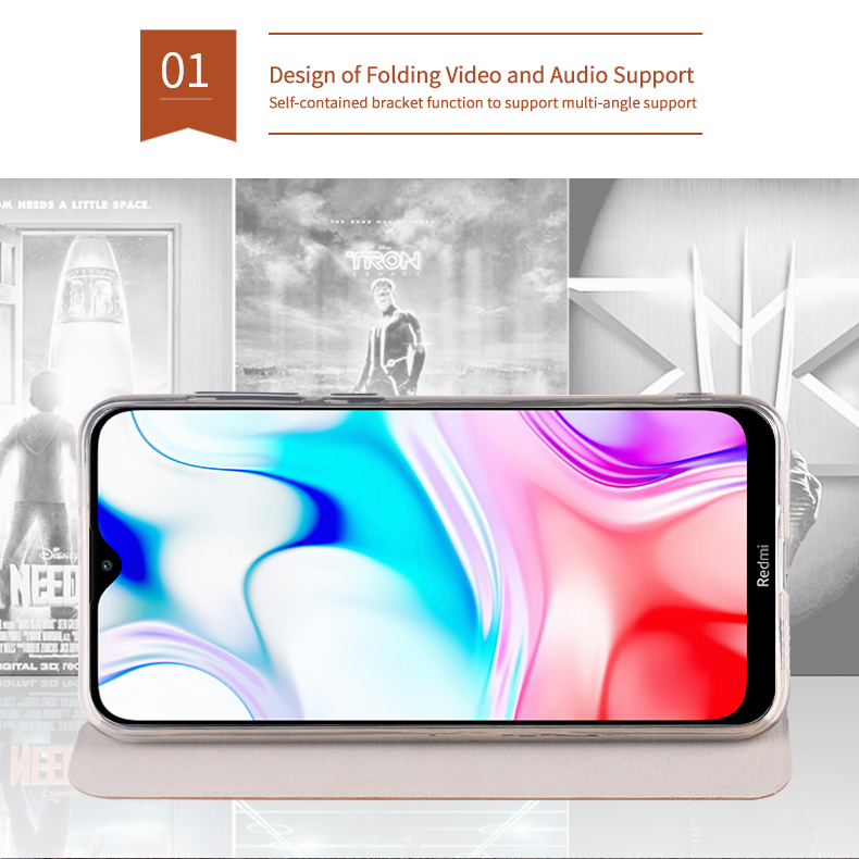 For-Xiaomi-Redmi-8-Mofi-Luxury-Shockproof-Flip-PU-Leather-Full-Cover-Protective-Case-Non-original-1596725-3