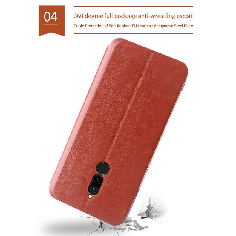 For-Xiaomi-Redmi-8-Mofi-Luxury-Shockproof-Flip-PU-Leather-Full-Cover-Protective-Case-Non-original-1596725-6