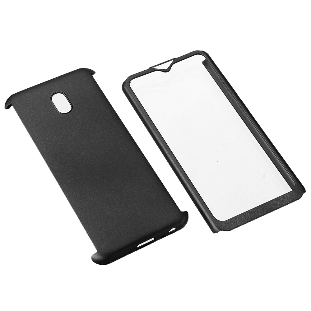 For-Xiaomi-Redmi-8A-Case-Bakeey-360-Full-Cover-Frosted-Ultra-thin-3-in-1-Plating-PC-Hard-Protective--1607942-2
