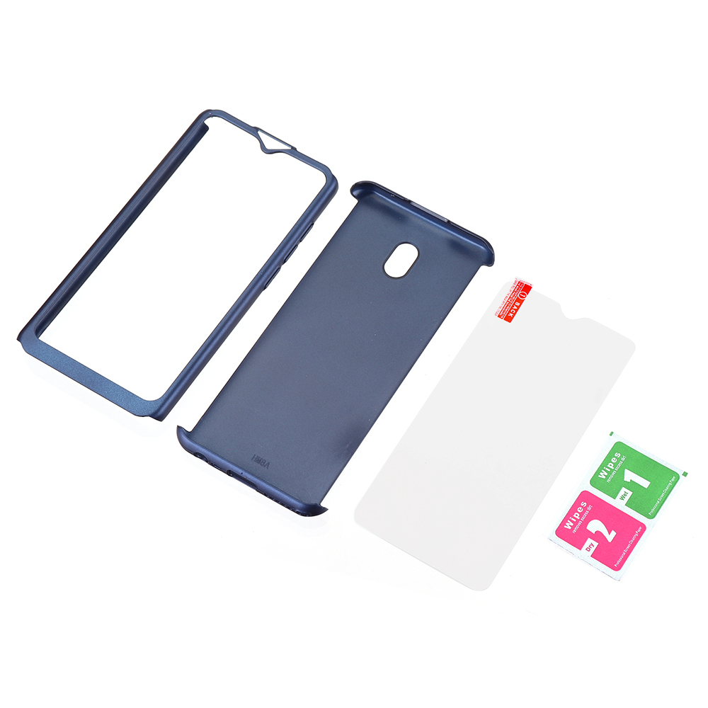 For-Xiaomi-Redmi-8A-Case-Bakeey-360-Full-Cover-Frosted-Ultra-thin-3-in-1-Plating-PC-Hard-Protective--1607942-12