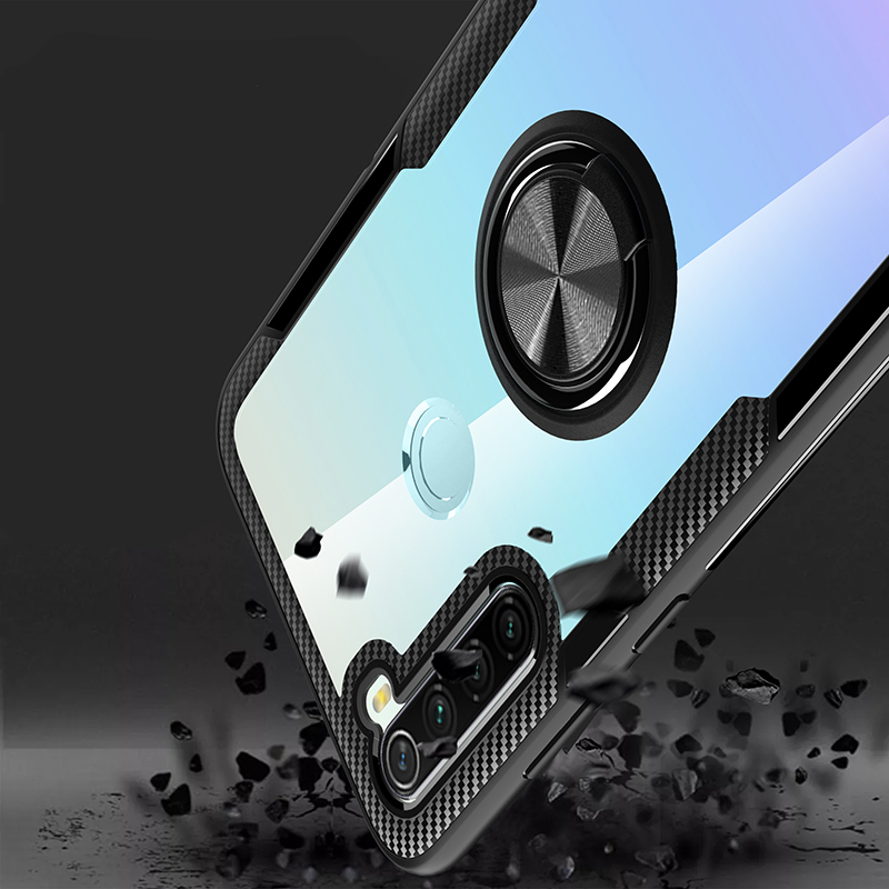 For-Xiaomi-Redmi-Note-8-Case-Bakeey-360deg-Adjustable-Ring-Holder-Anti-slip-Shockproof-Transparent-T-1605675-5