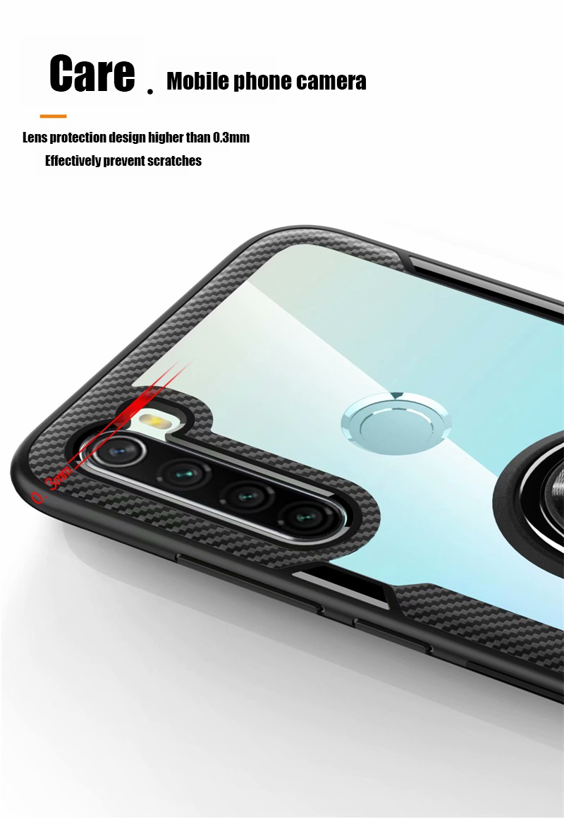 For-Xiaomi-Redmi-Note-8-Case-Bakeey-360deg-Adjustable-Ring-Holder-Anti-slip-Shockproof-Transparent-T-1605675-6