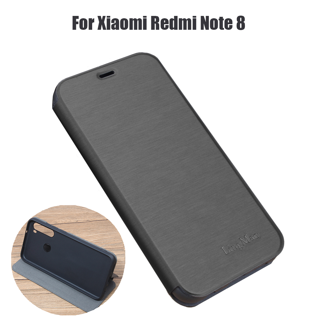 For-Xiaomi-Redmi-Note-8-Case-Bakeey-Flip-with-Stand-Card-Slot-Full-Body-Brushed-Leather-Shockproof-S-1608528-1