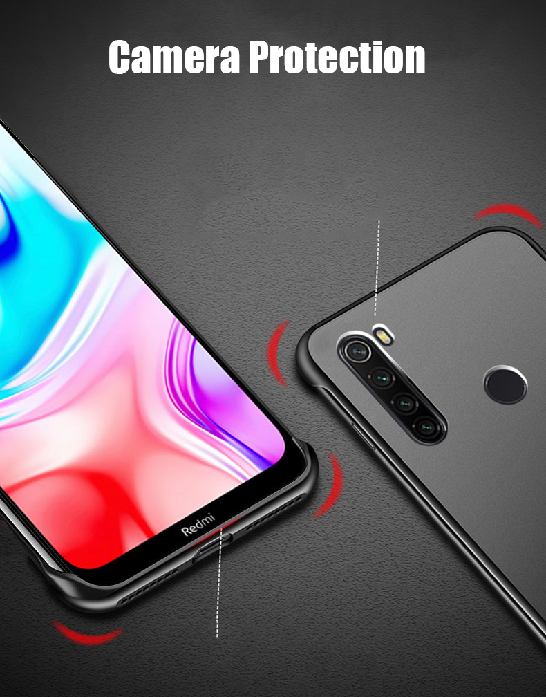 For-Xiaomi-Redmi-Note-8-Case-Bakeey-Translucent-Frameless-Ultra-Thin-Anti-Fall-Matte-Hard-PC-Protect-1595419-5