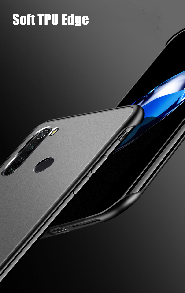 For-Xiaomi-Redmi-Note-8-Case-Bakeey-Translucent-Frameless-Ultra-Thin-Anti-Fall-Matte-Hard-PC-Protect-1595419-6