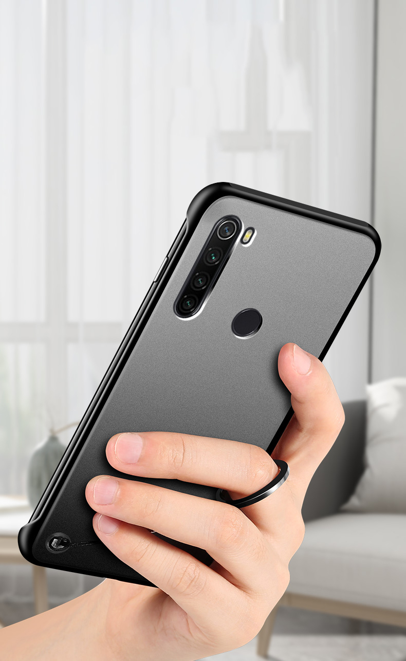 For-Xiaomi-Redmi-Note-8-Case-Bakeey-Translucent-Frameless-Ultra-Thin-Anti-Fall-Matte-Hard-PC-Protect-1595419-9