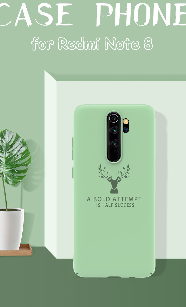 For-Xiaomi-Redmi-Note-8-Cover-Bakeey-Deer-Pattern-Shockproof-Soft-Rubber-Liquid-Silicone-Protective--1599877-1