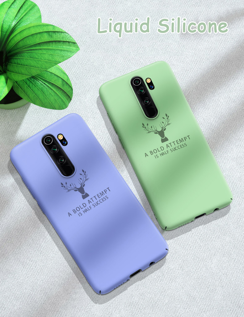 For-Xiaomi-Redmi-Note-8-Cover-Bakeey-Deer-Pattern-Shockproof-Soft-Rubber-Liquid-Silicone-Protective--1599877-2
