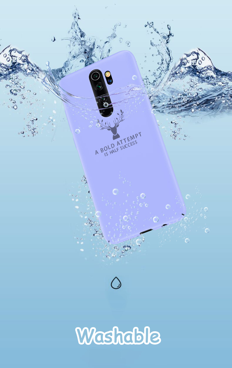 For-Xiaomi-Redmi-Note-8-Cover-Bakeey-Deer-Pattern-Shockproof-Soft-Rubber-Liquid-Silicone-Protective--1599877-4