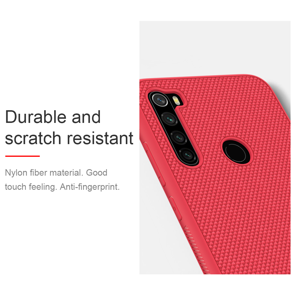 For-Xiaomi-Redmi-Note-8-NILLKIN-Anti-fingerprint-Anti-slip-Nylon-Synthetic-Fiber-Textured-Protective-1593412-6