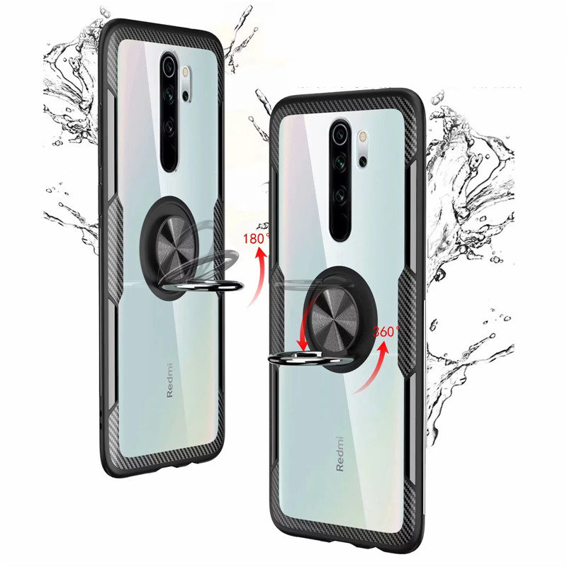 For-Xiaomi-Redmi-Note-8-Pro-Case-Bakeey-360deg-Adjustable-Ring-Holder-Anti-slip-Shockproof-Transpare-1605674-2