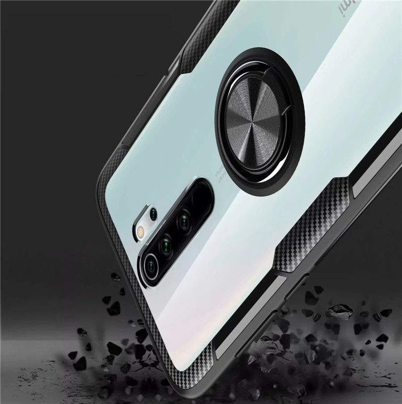 For-Xiaomi-Redmi-Note-8-Pro-Case-Bakeey-360deg-Adjustable-Ring-Holder-Anti-slip-Shockproof-Transpare-1605674-6