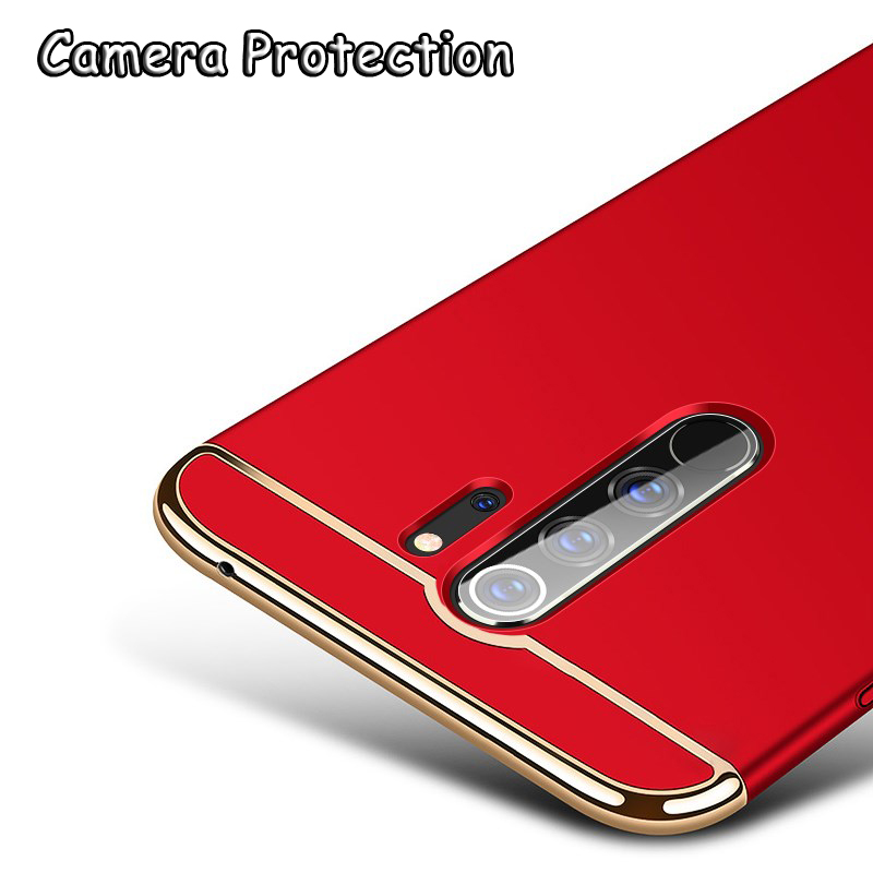 For-Xiaomi-Redmi-Note-8-Pro-Case-Bakeey-Ultra-thin-3-in-1-Plating-PC-Hard-Back-Cover-Protective-Case-1604628-4