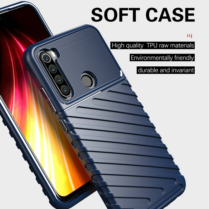 For-Xiaomi-Redmi-Note-8T-Case-Bakeey-Armor-Military-Protect-Rugged-Shockproof-Anti-Fingerprint-Soft--1623189-1