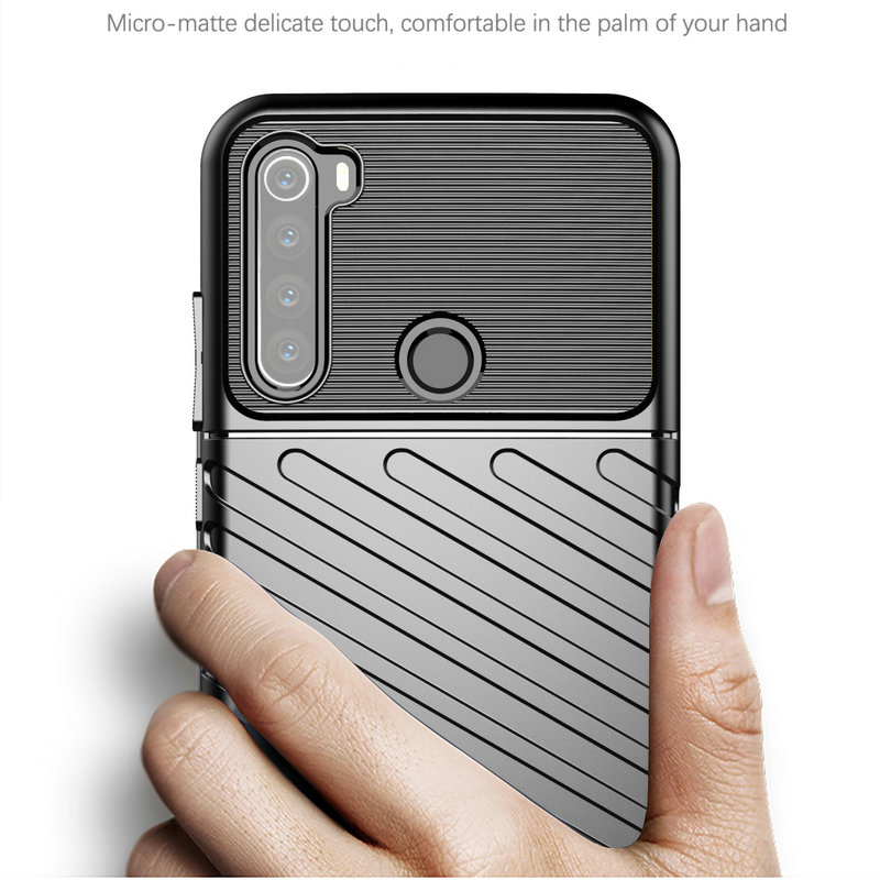 For-Xiaomi-Redmi-Note-8T-Case-Bakeey-Armor-Military-Protect-Rugged-Shockproof-Anti-Fingerprint-Soft--1623189-4