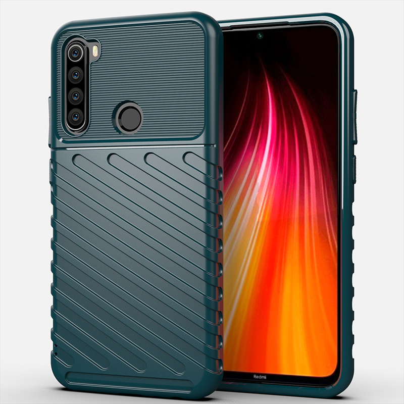 For-Xiaomi-Redmi-Note-8T-Case-Bakeey-Armor-Military-Protect-Rugged-Shockproof-Anti-Fingerprint-Soft--1623189-8