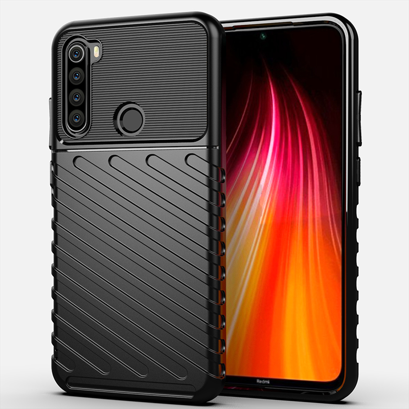 For-Xiaomi-Redmi-Note-8T-Case-Bakeey-Armor-Military-Protect-Rugged-Shockproof-Anti-Fingerprint-Soft--1623189-9