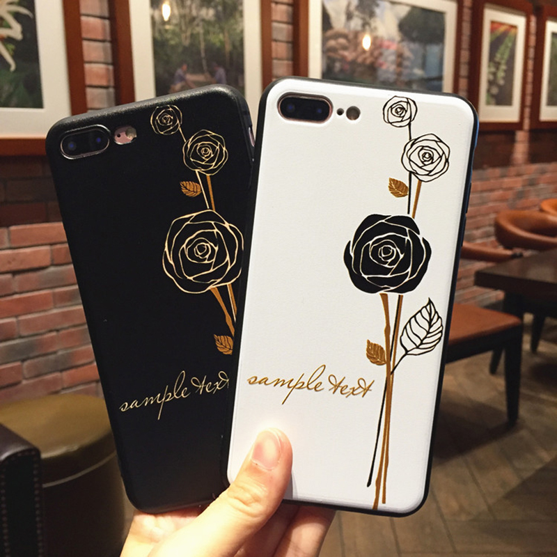 For-iPhone-6--6S--7--8--7-Plus--8-Plus-Case-Retro-Flower-Pattern-Soft-TPU-Shockproof-Couple-Protecti-1435288-1