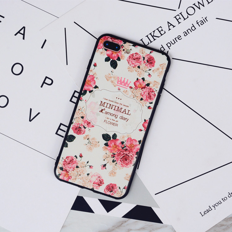 For-iPhone-6--6S--7--8--7-Plus--8-Plus-Case-Retro-Flower-Pattern-Soft-TPU-Shockproof-Couple-Protecti-1435288-15