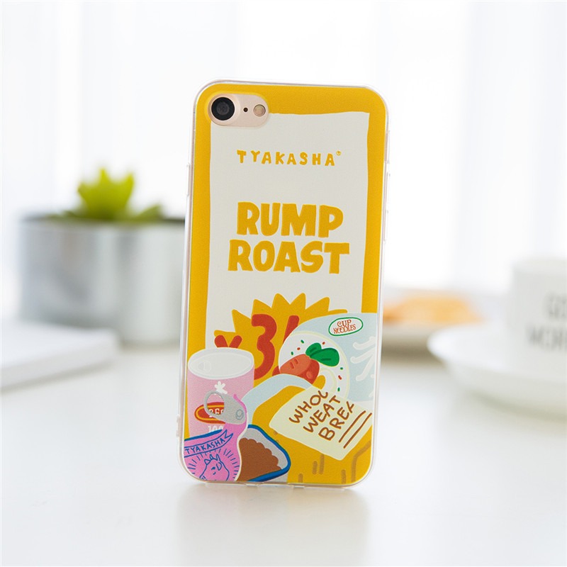 For-iPhone-7-Plus--8-Plus--7--8-Case-Food-Pattern-Matte-TPU-Ultra-Thin-Protective-Case-1432606-11
