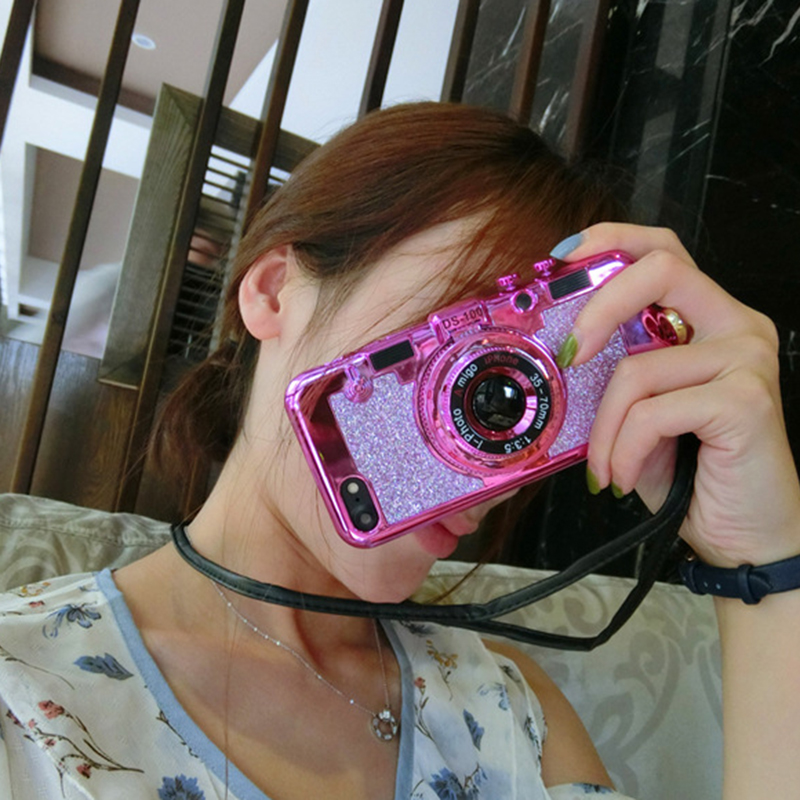 For-iPhone-X--6-Plus--7-Case-Fashion-Bling-Glitter-Creative-Camera-Pattern-Protective-Case-Back-Cove-1432834-7