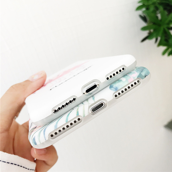 For-iPhone-X--6-Plus-Case-Fashion-INS-Style-Flamingo-Pattern-Protective-Case-Back-Cover-1428176-6