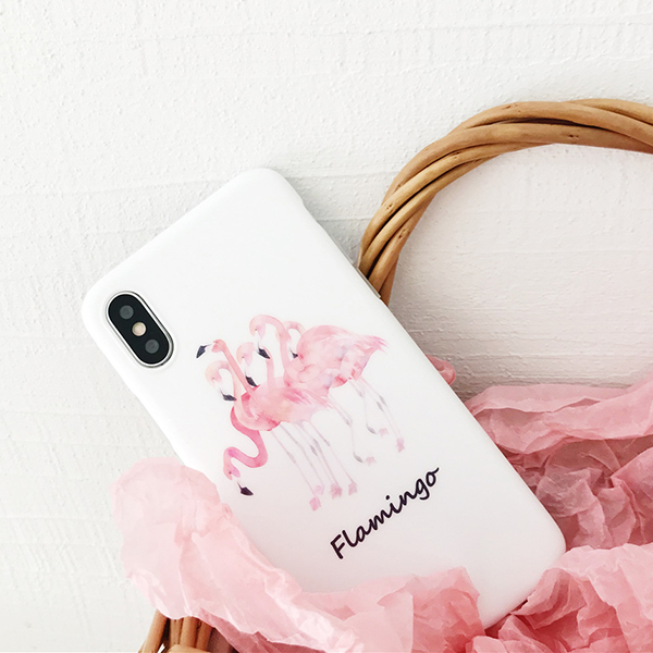 For-iPhone-X--6-Plus-Case-Fashion-INS-Style-Flamingo-Pattern-Protective-Case-Back-Cover-1428176-8