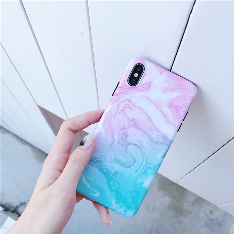 For-iPhone-X--XS--6S-Plus--6-Plus-Case-Fashion-INS-Style-Giadent-Color-IMD-Soft-Silicone-Protective--1447152-2
