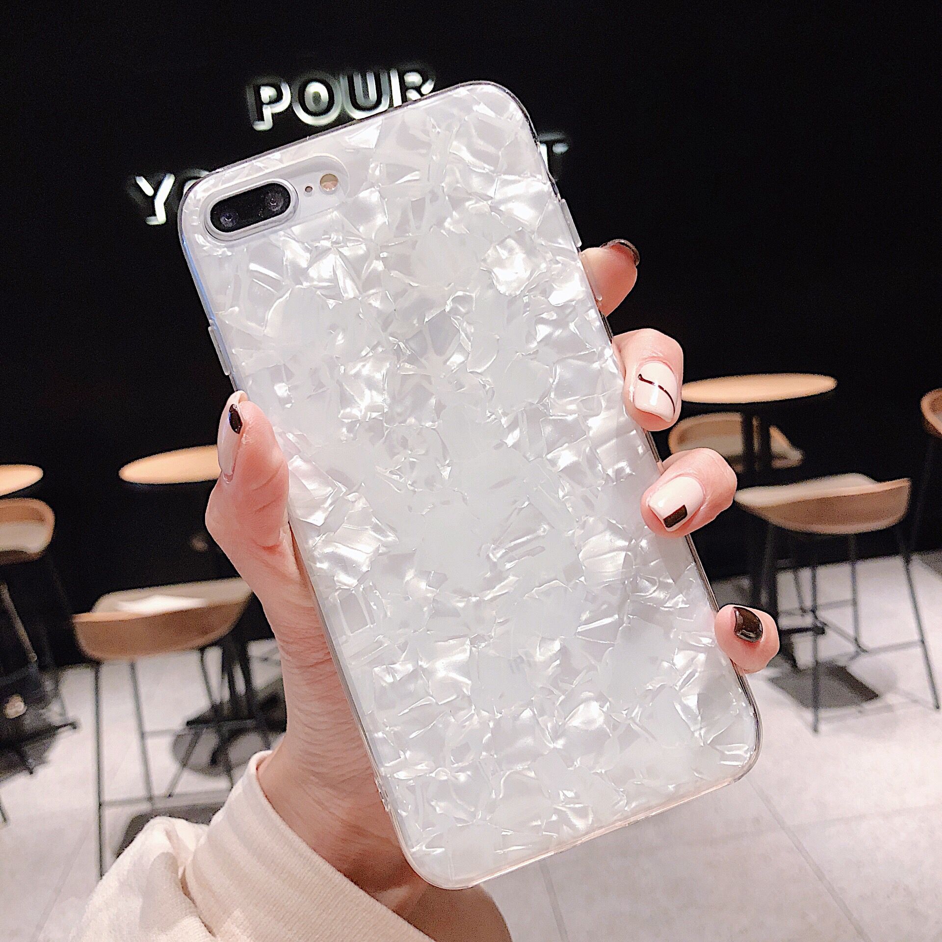 For-iPhone-X--XS--XS-Max-Case-Fashion-Glitter-Bling-Shell-Pattern-Shockproof-TPU-Protective-Case-Bac-1547747-3