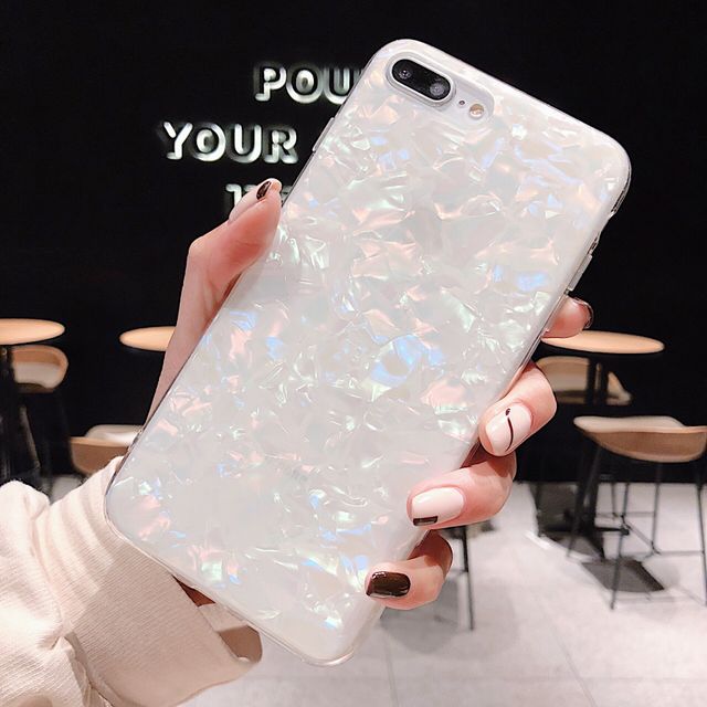 For-iPhone-X--XS--XS-Max-Case-Fashion-Glitter-Bling-Shell-Pattern-Shockproof-TPU-Protective-Case-Bac-1547747-4