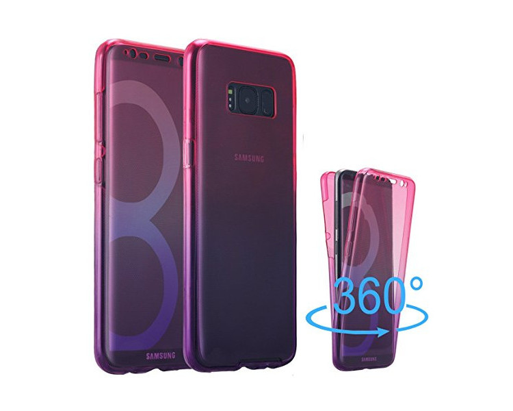 Gradient-Color-360deg-Full-Protective-TPU-Case-for-Samsung-Galaxy-S8-Plus-1254448-1