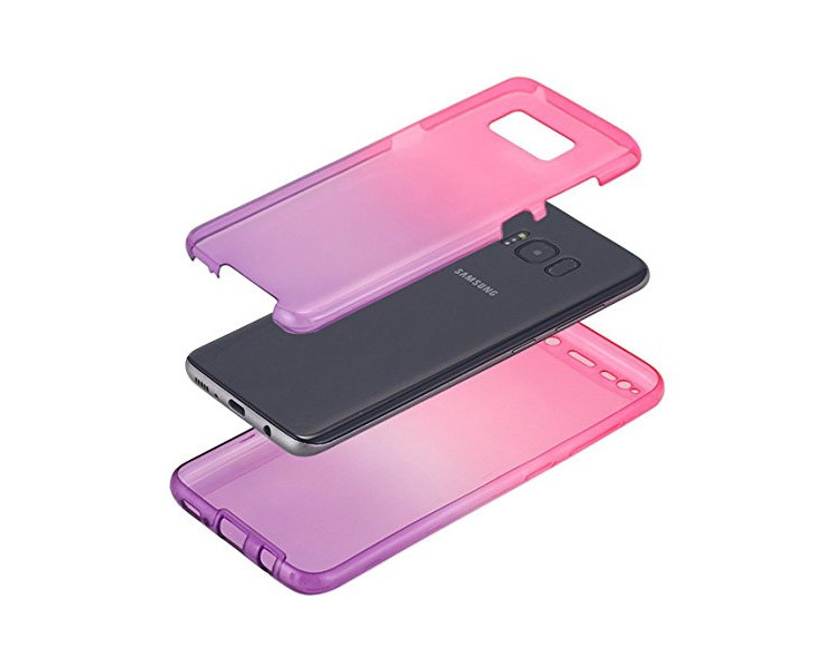 Gradient-Color-360deg-Full-Protective-TPU-Case-for-Samsung-Galaxy-S8-Plus-1254448-2