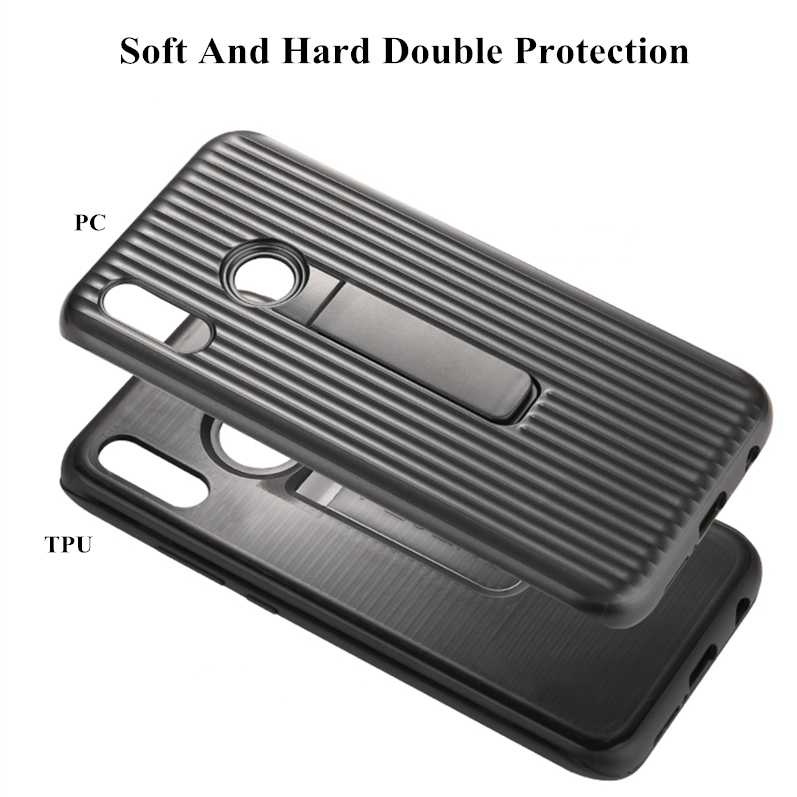Hybrid-Shockproof-Metal-Sheet-Holder-TPUPC-Protective-Case-For-Huawei-P20-Lite-1305437-3
